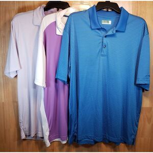 Lot of 3 Polo Golf Shirts Sz XL Greg Norman Ben Hogan St Andrews of Scotland